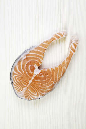 Slice of Salmon, Raw Fish detail, healthy food, healthy lifeの写真素材
