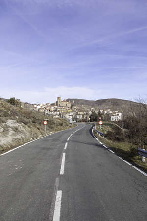 Spanish rural village, detail ancient town in Spain, rural tourismの写真素材