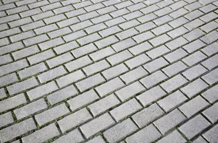 Cobblestone floor in the city, detail of a textured background in the city, walking ancient pavementの写真素材