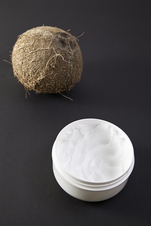 Coconut Moisturizer, detail handmade coconut cream, natural moisturizing, organic productsの写真素材