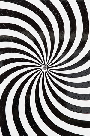 Fund spiral, detail of a spiral on the exterior, optical effectの写真素材