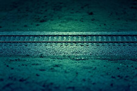 Track vegetation model train, transportationの写真素材