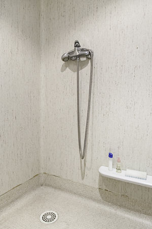 Bath of a hospital, detail of a toilet for the sick and disabledの写真素材