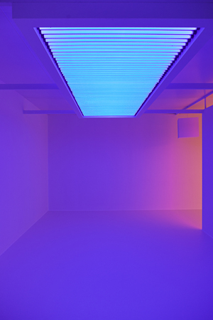 Walls illuminated with colored lights, saturated color detail, lighting, fantasyの写真素材