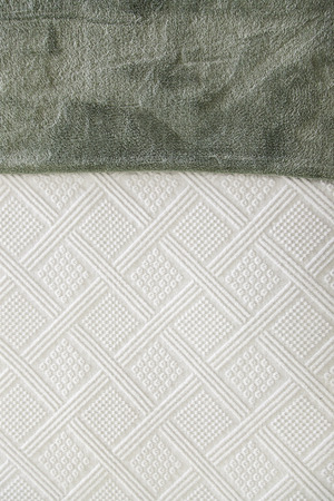 Cotton bed cover for winter, bedding detail, textile