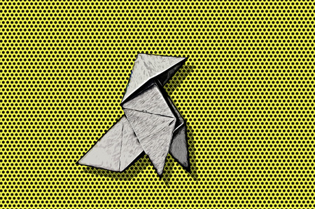 Bow origami, art, traditional craft detail paper, oriental artの写真素材