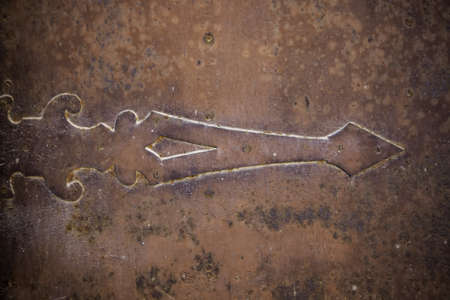 Rusty and spoiled metal background, texture detail, dirt and ruin
