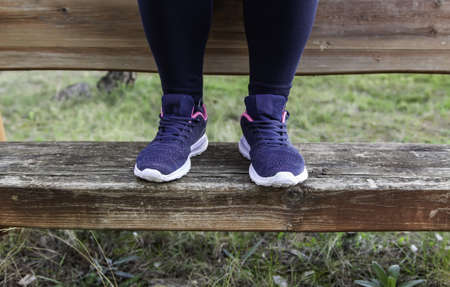 Detail of clothes for women to do sports, healthy lifeの写真素材