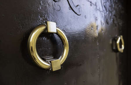 Decoration detail on a door, art and historyの写真素材