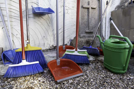 Cleaning, hygiene and health tools detailの写真素材