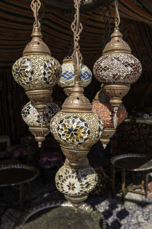Detail of typical arabic decoration, morocco crafts