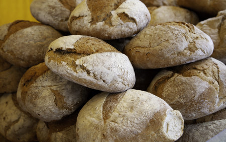 Detail of daily food, crafts and creation of quality breadの写真素材