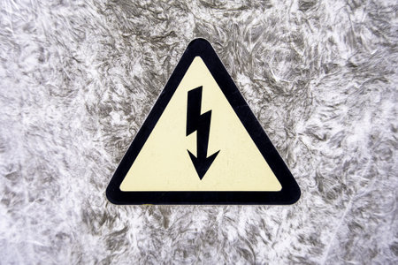Detail of signal of danger and protection, danger of deathの写真素材