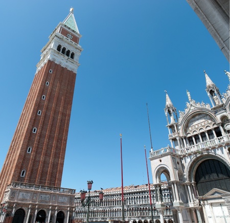 tower view st. mark squareの写真素材