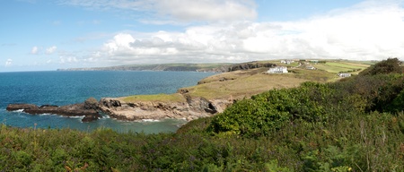 overview of Prot  Isaac in Cornwallの写真素材