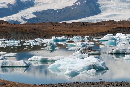 Iceberg in Jokulsarlon lake in Iceland