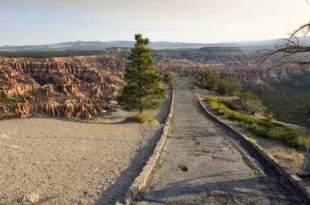 Bryce Canyon National Park seen from Bryce Point in Utah in America
