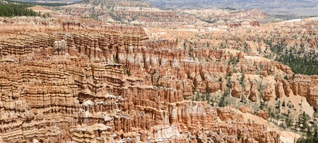 overview of Bryce Canyon National Park in Utah in the United States of Americaの写真素材
