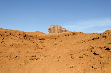 rocks in Monument Valley in Utah in the United States of Americaの写真素材