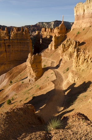 sunrise in Bryce Canyon National Park in Utah in the United States of Americaの写真素材