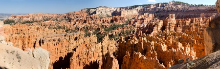 Overview of Bryce Canyon in Utah in the United States of Americaの写真素材