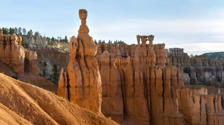 panoramic sunrise in Bryce Canyon National Park in Utahの写真素材