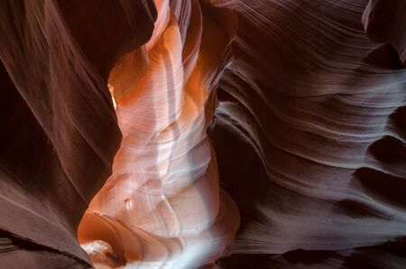 antelope canyon in Page in Arizona in the United States of Americaの写真素材