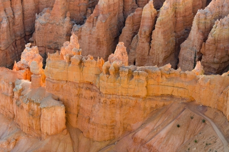 sunrise in Bryce Canyon National Park in Utah in the United States of Americaの写真素材
