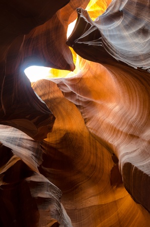 Antelope Canyon in Arizona in the United States of Americaの写真素材