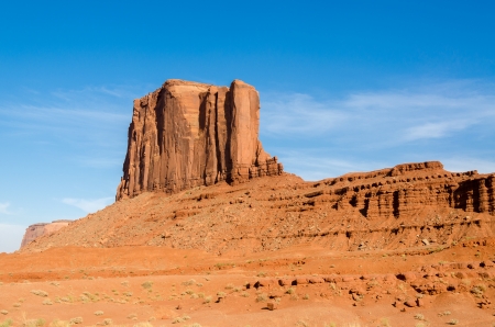 Monument Valley in Utah in the United States of Americaの写真素材