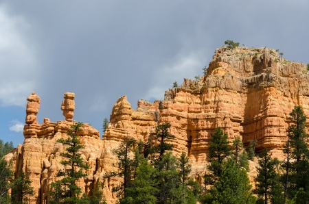 rocks in Red Canyon in Utahの写真素材