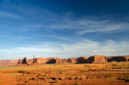 Monument Valley in Utah in the United States of Americaの写真素材