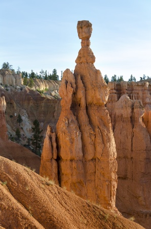 pinnacle in Bryce Canyon National Park in Utahの写真素材
