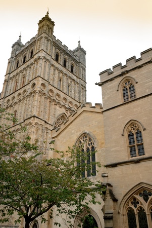 Cathedral of St  Peter in Exeter in Cornwallの写真素材