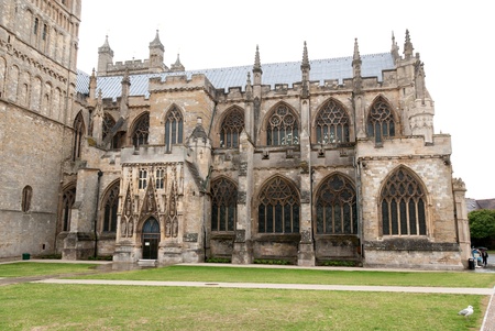 Cathedral of St  Peter in Exeter in Cornwallの写真素材
