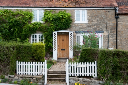 house in Port Isaac in Cornwallのeditorial素材