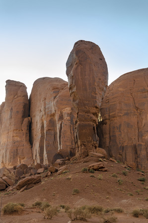 Monument Valley in Utah in the United States of Americaの写真素材