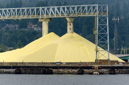 sulfur mine in Vancouver, Canada