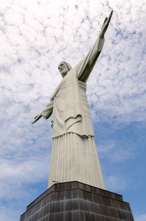 statue of Christ in Rio de Janeiroのeditorial素材