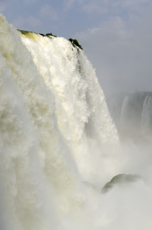 waterfall Iguacu Falls in Brazil and Argentinaの写真素材
