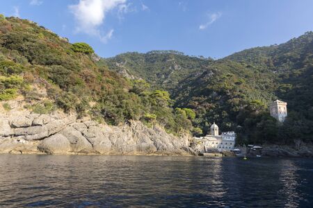 architecture in Portofino in Liguraの写真素材