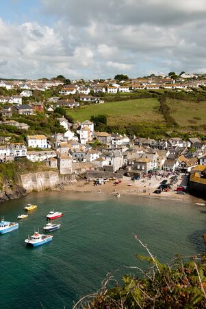 overview in Port Isaac in Cornwallのeditorial素材