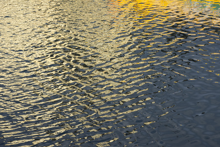 harbor and reflection in Tromso in Norway in Lofoten