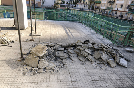 building work during the renovation