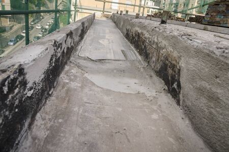 building work during the renovationの写真素材