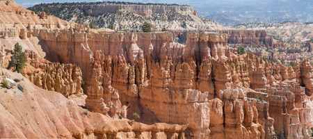 landscape on the bryce canyon in the united states of americaの写真素材