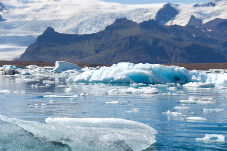 iceberg in jokulsarlon lake in Iceland