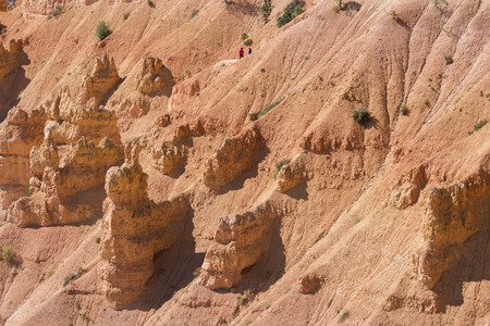 landscape on the bryce canyon in the united states of americaのeditorial素材