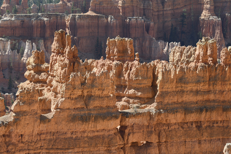 landscape on the bryce canyon in the united states of americaのeditorial素材