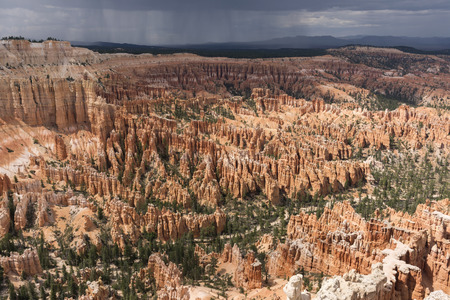 landscape on the bryce canyon in the united states of americaのeditorial素材